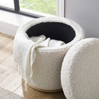 Pouf de rangement Sherpa