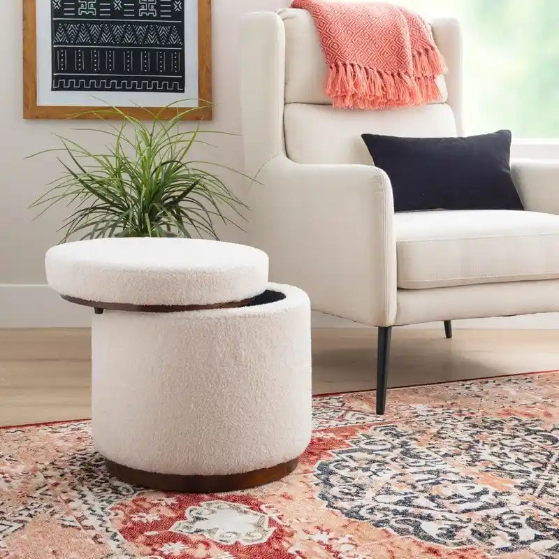 Pouf de rangement Sherpa