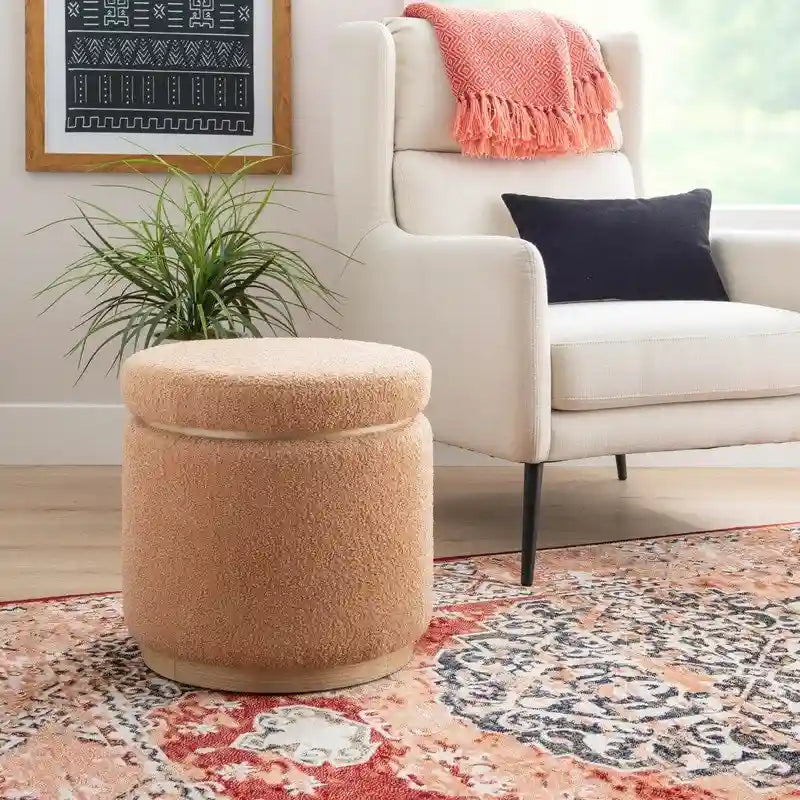 Pouf de rangement Sherpa