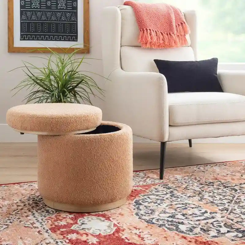 Pouf de rangement Sherpa