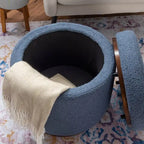 Pouf de rangement Sherpa
