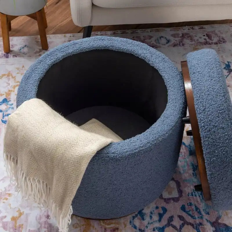 Pouf de rangement Sherpa