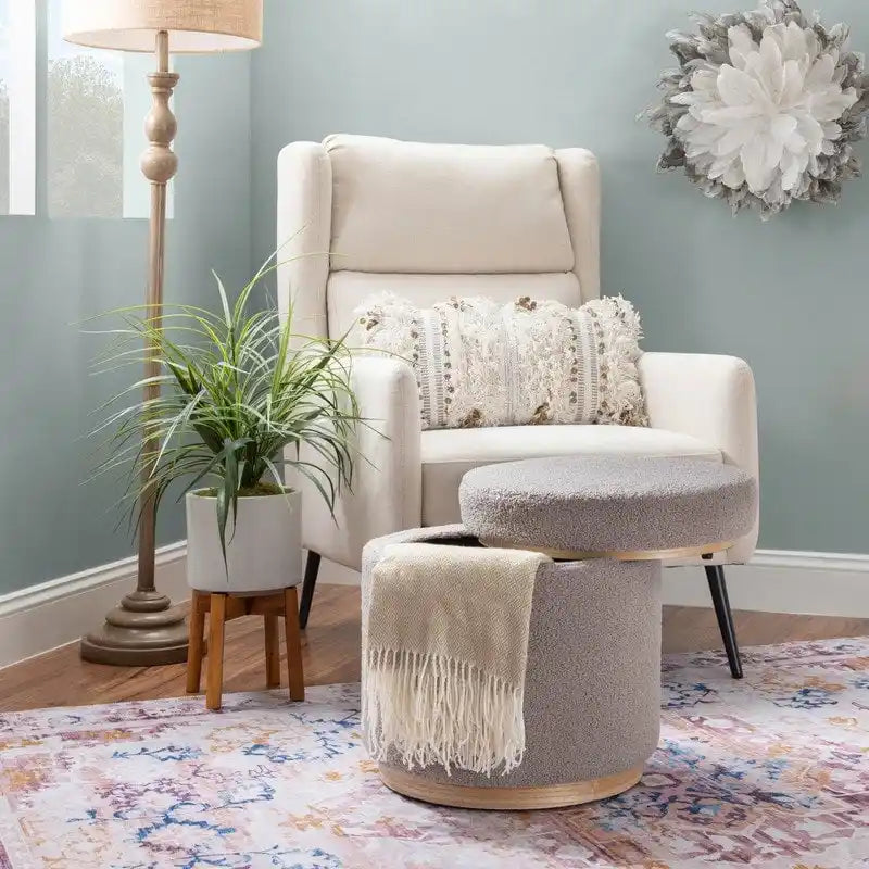 Pouf de rangement Sherpa