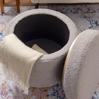 Pouf de rangement Sherpa