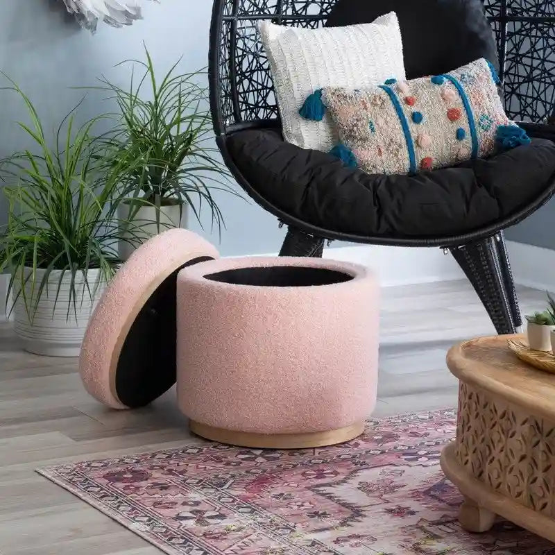Pouf de rangement Sherpa