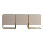 Meuble TV de rangement moderne de 152 cm à 3 portes