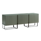 Meuble TV de rangement moderne de 152 cm à 3 portes