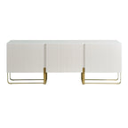Meuble TV de rangement moderne de 152 cm à 3 portes