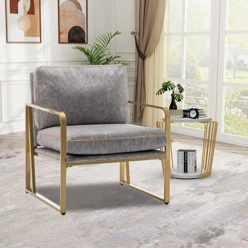 Fauteuils d'appoint, Fauteuils de salon Fauteuil en lin Fauteuils d'appoint pour salon