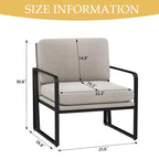 Fauteuils d'appoint, Fauteuils de salon Fauteuil en lin Fauteuils d'appoint pour salon