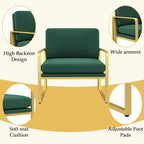Fauteuils d'appoint, Fauteuils de salon Fauteuil en lin Fauteuils d'appoint pour salon