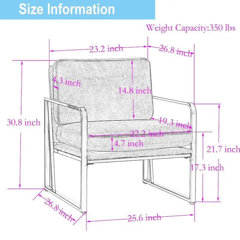 Fauteuils d'appoint, Fauteuils de salon Fauteuil en lin Fauteuils d'appoint pour salon