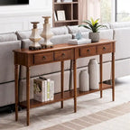 Console étroite de couloir/table de canapé à un tiroir Coastal