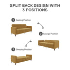 Futon Transitionnel Capitonnage Ivy