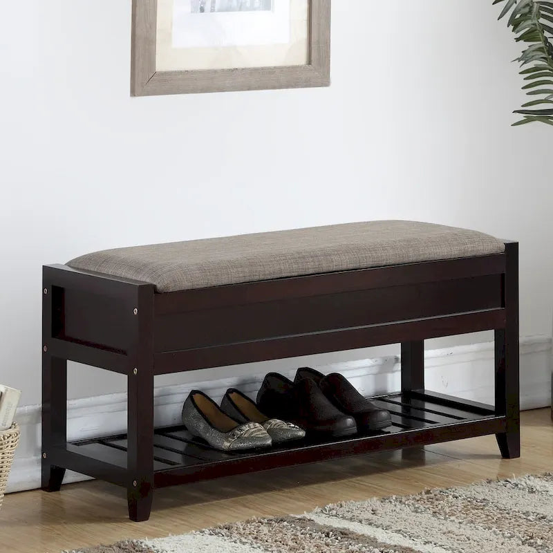 Banc à chaussures de rangement