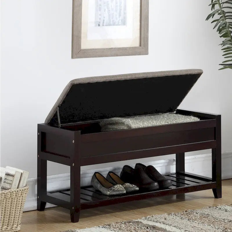 Banc à chaussures de rangement