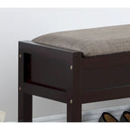 Banc à chaussures de rangement