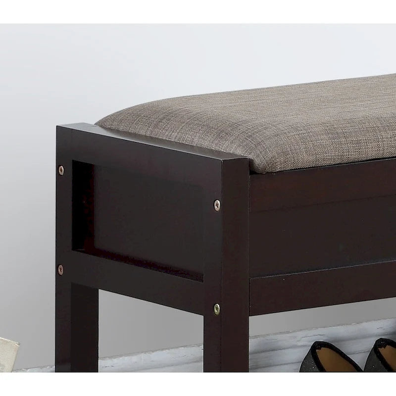 Banc à chaussures de rangement