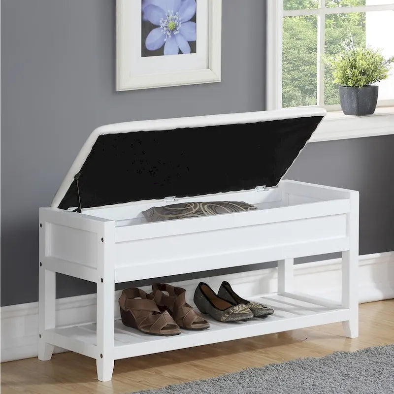 Banc à chaussures de rangement