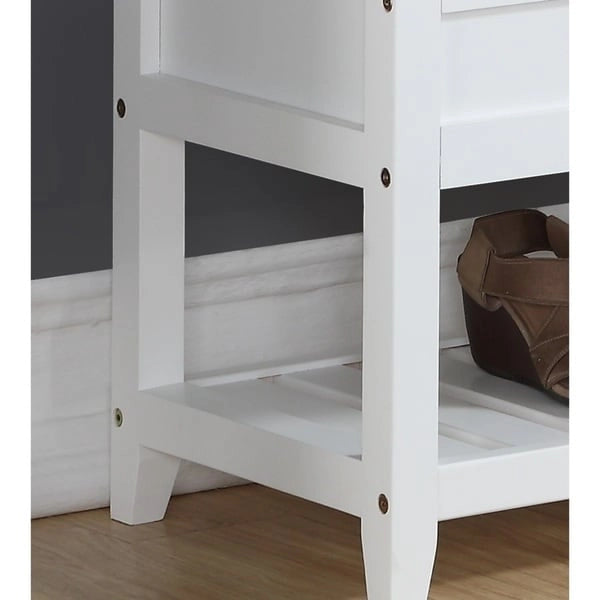 Banc à chaussures de rangement
