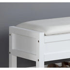 Banc à chaussures de rangement
