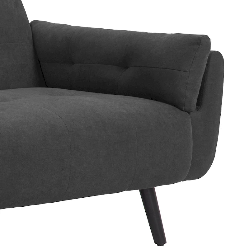 Canapé-lit futon convertible moderne avec dossier réglable