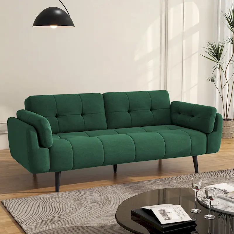 Canapé-lit futon convertible moderne avec dossier réglable