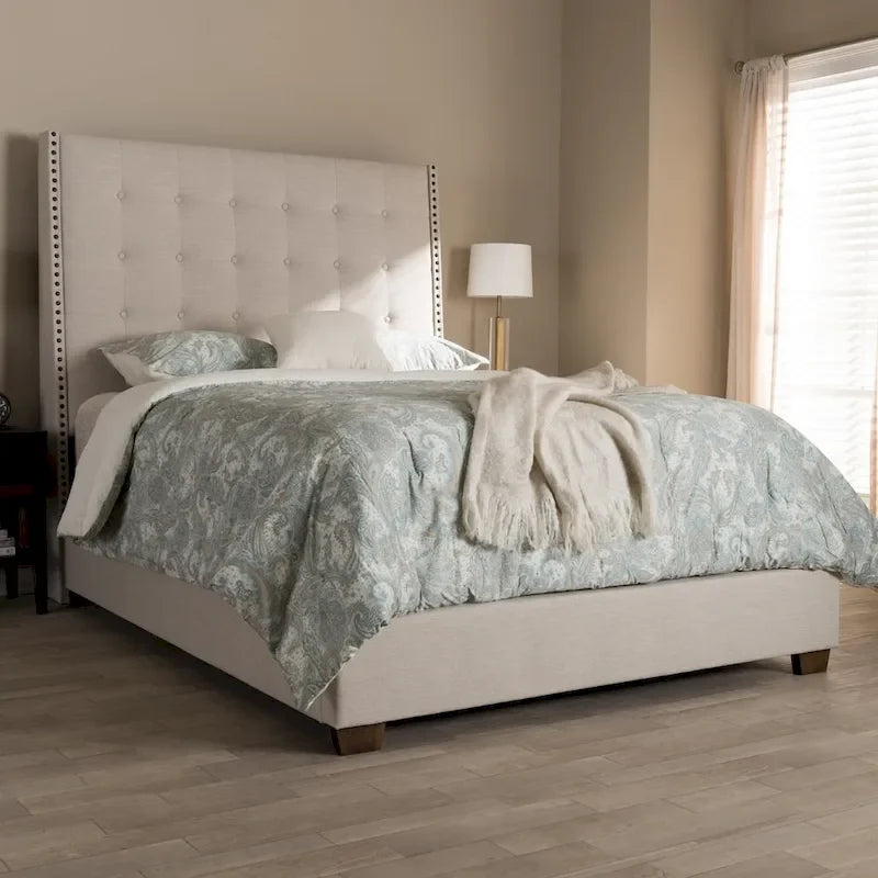  Tarahne Contemporary Fabric Upholstered Bed