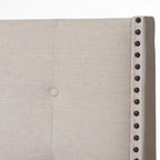 Lit contemporain tapissé de tissu