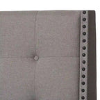Lit contemporain tapissé de tissu