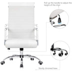 Chaise de bureau nervurée pour ordinateur