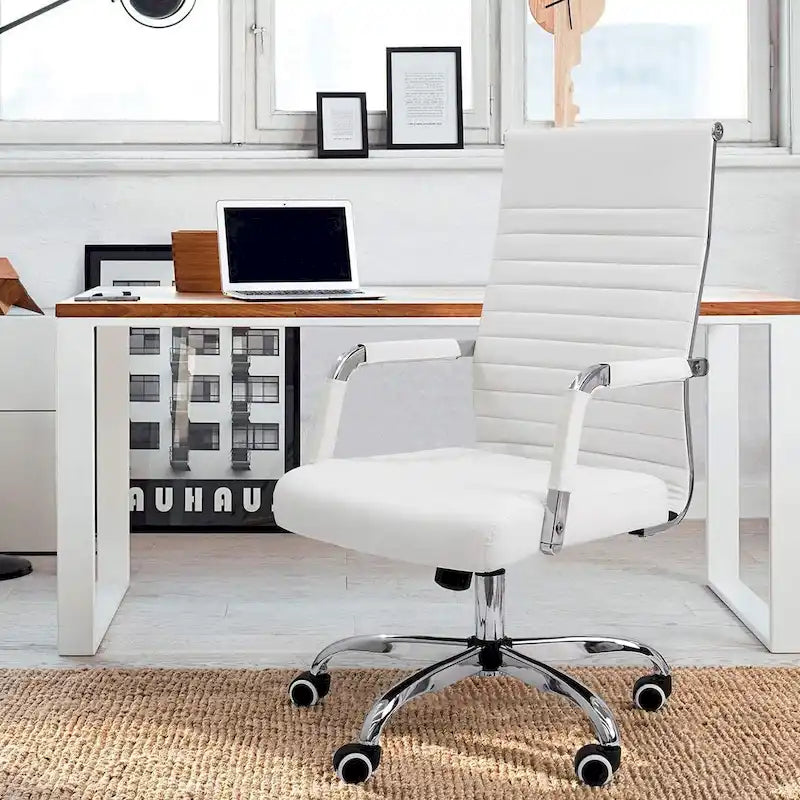 Chaise de bureau nervurée pour ordinateur