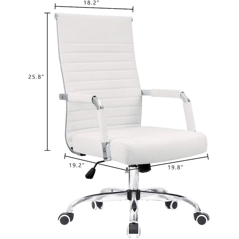 Chaise de bureau nervurée pour ordinateur