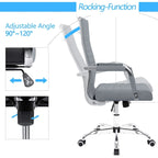 Chaise de bureau nervurée pour ordinateur