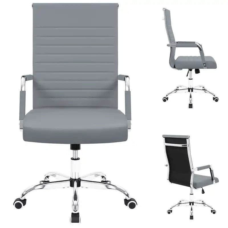 Chaise de bureau nervurée pour ordinateur