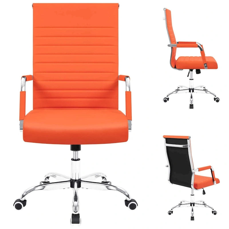 Chaise de bureau nervurée pour ordinateur