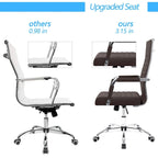 Chaise de bureau nervurée pour ordinateur