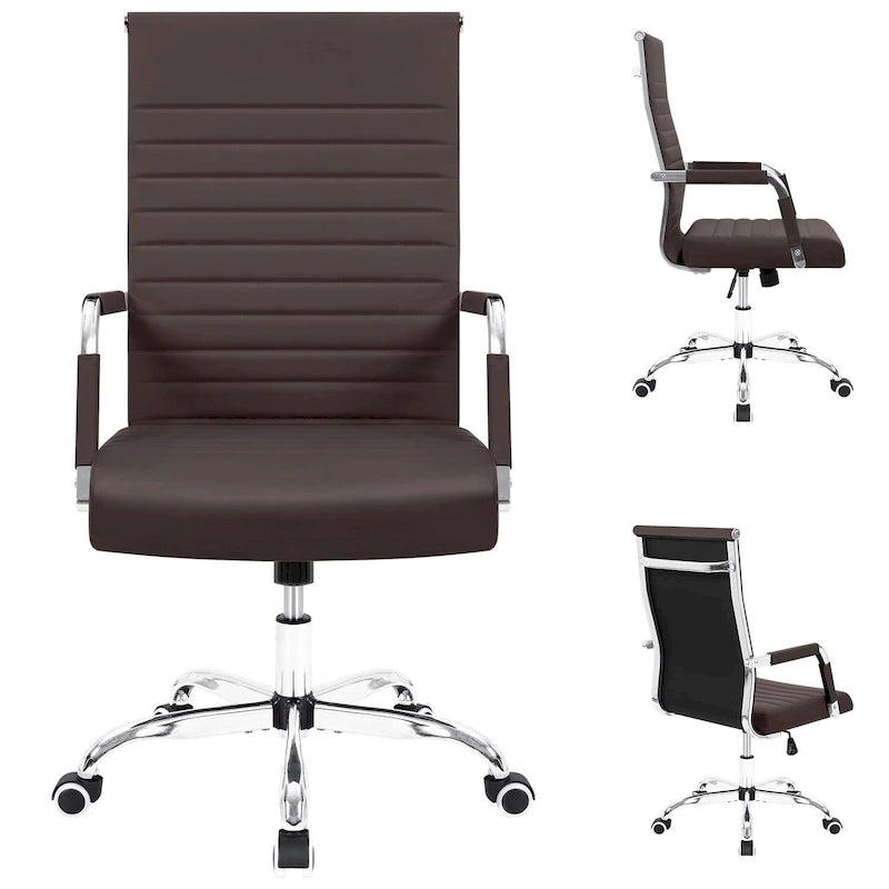 Chaise de bureau nervurée pour ordinateur