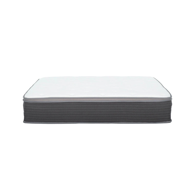 Matelas hybride en boîte de 8 po en mousse à mémoire de forme et ressorts ensachés de fermeté moyenne