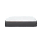 Matelas hybride en boîte de 8 po en mousse à mémoire de forme et ressorts ensachés de fermeté moyenne