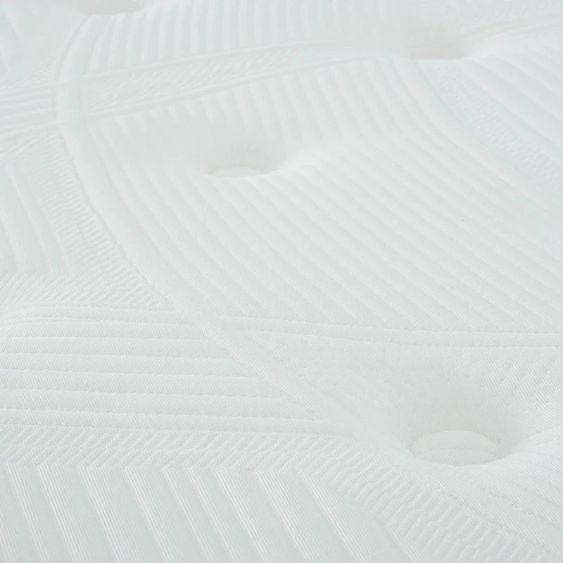 Matelas hybride en boîte de 8 po en mousse à mémoire de forme et ressorts ensachés de fermeté moyenne
