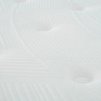 Matelas hybride en boîte de 8 po en mousse à mémoire de forme et ressorts ensachés de fermeté moyenne