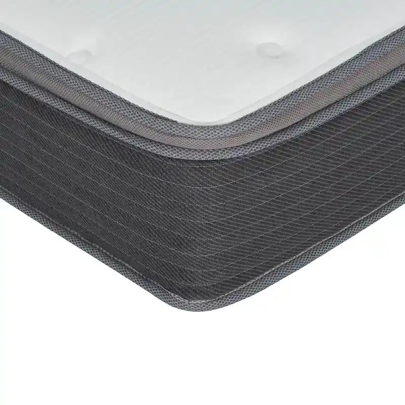 Matelas hybride en boîte de 8 po en mousse à mémoire de forme et ressorts ensachés de fermeté moyenne