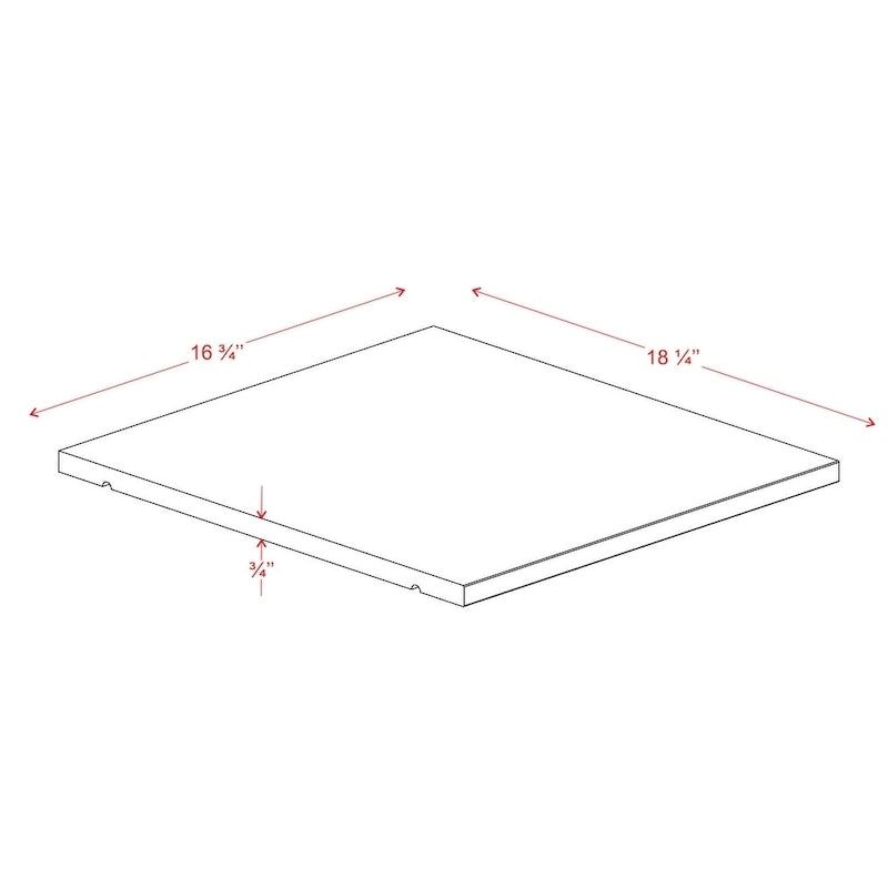 Lot de 4 petites étagères 100% bois massif pour armoires de garde-robe familiale
