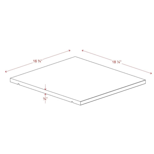Lot de 4 petites étagères 100% bois massif pour armoires de garde-robe familiale