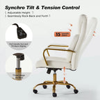 Chaise de bureau ergonomique avec support lombaire