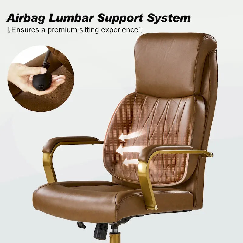 Chaise de bureau ergonomique avec support lombaire