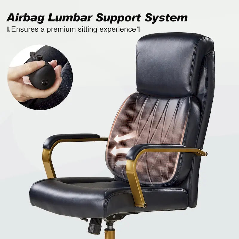 Chaise de bureau ergonomique avec support lombaire