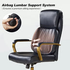 Chaise de bureau ergonomique avec support lombaire