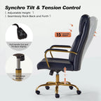 Chaise de bureau ergonomique avec support lombaire